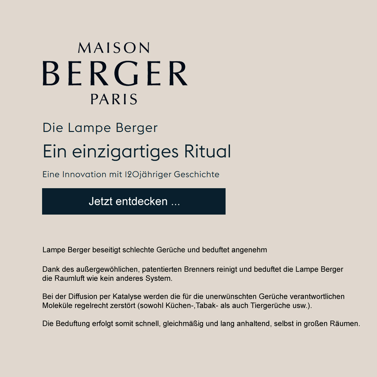 Maison Berger Paris - Die Lampe Berger